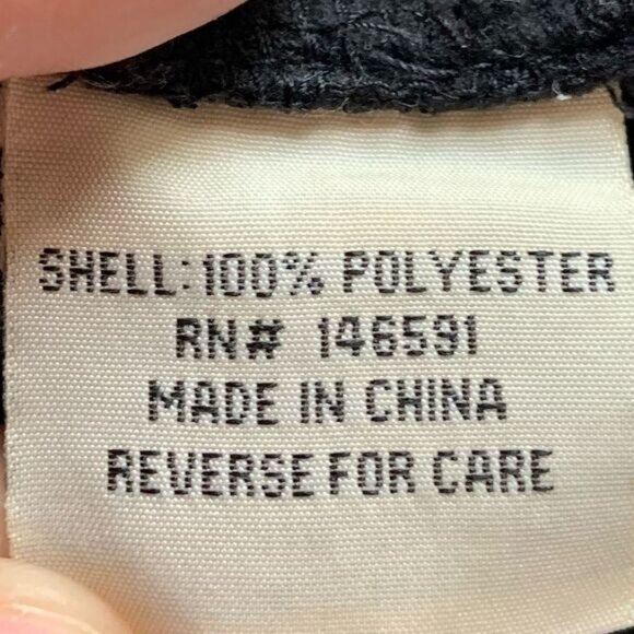 DRAKE Youth Camp Fleece Full Zip Pullover Black Size 12 - Picture 10 of 13